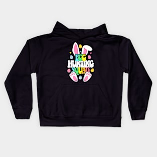 Egg Hunting Squad Funny Easter Bunnies Egg Hunt Kids Hoodie